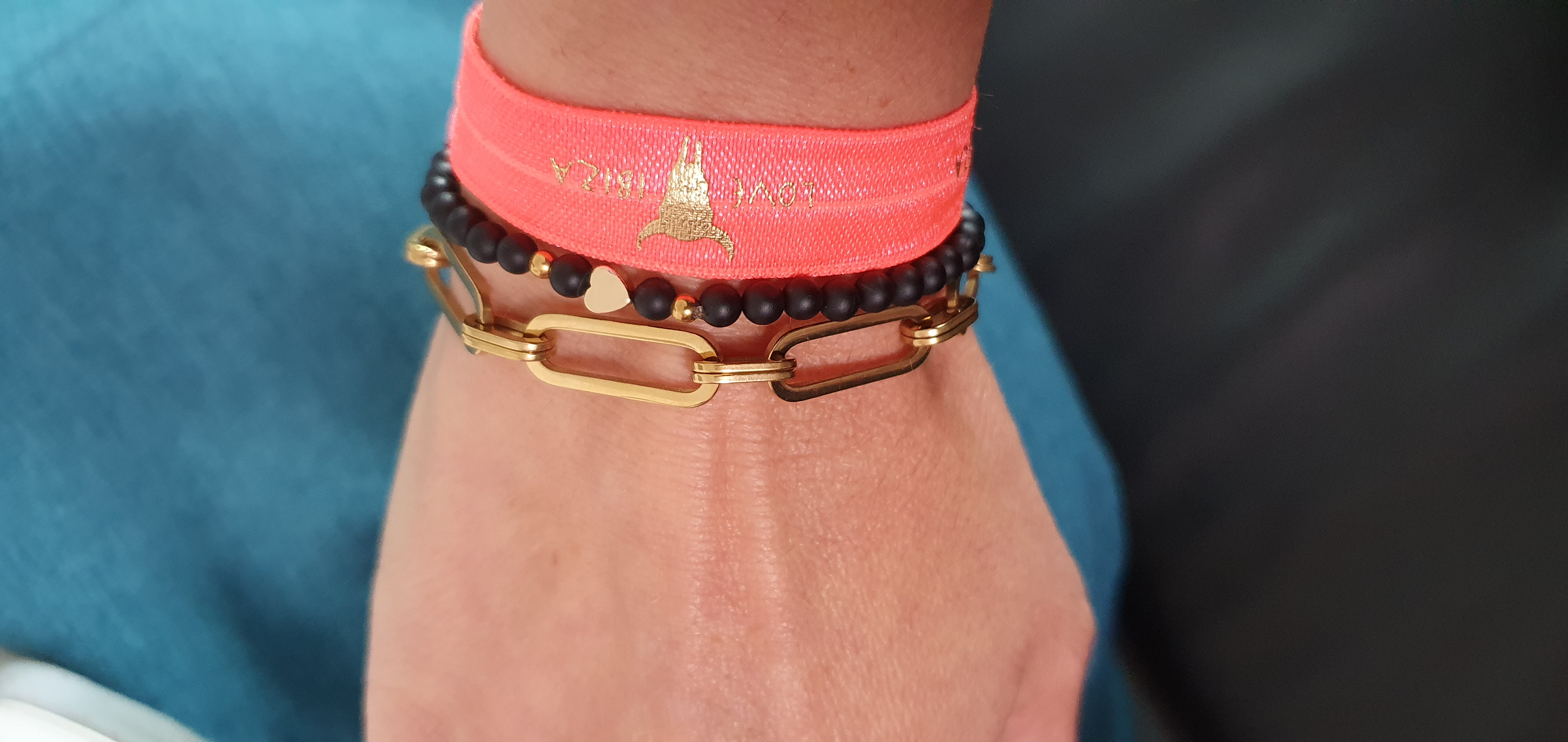 ovales Gliederarmband grob
